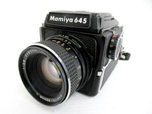 【MAMIYA/マミヤ】辰②176//M645 MAMIYA-SEKOR C 1:2.8 80mm/ウエストレベルファインダー付き　美品