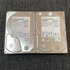 2台【正常/動作確認済】HITACHI HDS723020BLA642 3.5 S-ATA(SATA) 2TB（2000GB）×2 計4TB ハードディスク HDD セット販売