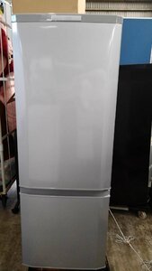 中古品　三菱ノンフロン冷凍冷蔵庫　MR-P17Y-S　168L　2015年製