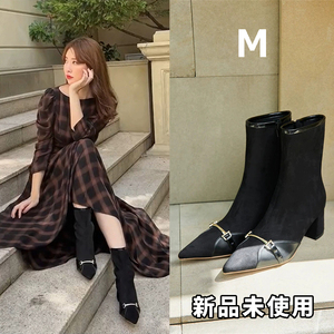 ハーリップトゥ Cambon Ankle Boots ブーツ ブラック M　しゃるのクローゼット