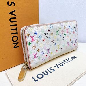 A098【正規品】LOUIS VUITTON ルイヴィトン モノグラム マルチカラー ジッピーウォレット 長財布 ウォレット M60241/CA0152