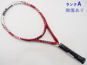 中古 テニスラケット ウィルソン ファイブ ツー 108 2012年モデル (G2)WILSON FIVE. TWO 108 2012