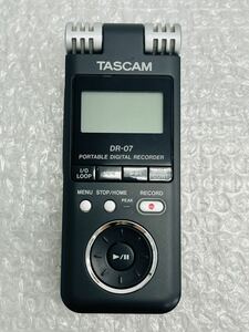 I♪ 通電品 TASCAM DR-07 ポータブルデジタルレコーダー ICレコーダー 録音機材 