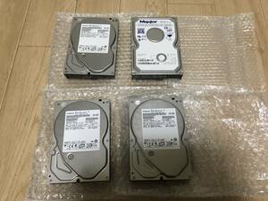 動作品 HDD 4台セット HITACHI 500GB MAXTOR 160GB S-ATA SATA 3.5インチ HGST Deskstar HDP725050GLA360 内蔵型