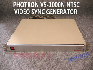 PHOTRON VIDEO/SYNC GENERATOR VS-1000N NTSC シンクジェネレーター (同期信号発生器) ジャンク 通電・一部動作確認 