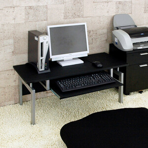 SKB PD LW　パソコンデスク　ブラック　ローテーブル