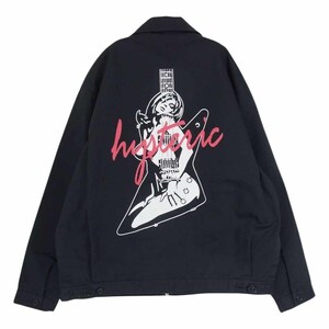 HYSTERIC GLAMOUR ヒステリックグラマー 02231AB01 × Dickies ディッキーズ GUITAR GIRL アイゼン ハワー ジャケット【美品】【中古】