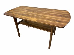 SWELLA cafe table W1100 カフェ ダイニングテーブル 本体 机 インテリア Ｗ1100 コンパクト 棚付き 天然木 高品質 unico 店頭引取可