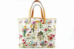 【超美品】GUCCI グッチ フローラ トートバッグ 花柄 ハンド ブランド鞄 257245・001013【OZ6】