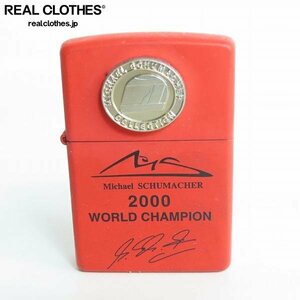 ZIPPO/ジッポー Michael Schumacher/ミハエル・シューマッハ WORLD CHAMPION 2000年製 /LPL