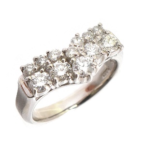 ジュエリーマキ リング プラチナ850 Pt850 ダイヤモンド ダイヤ0.99ct 指輪サイズ11号 ジュエリー