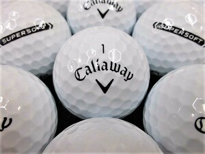 ★良質美品★キャロウェイ スーパーソフト Callaway『SUPER SOFT』2023年/2021年モデル ホワイト 30個 ロストボール★