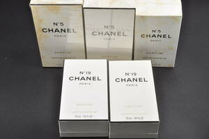 未開封　CHANEL　シャネル　香水　まとめ　5点　セット　No.19　パルファム　PARFUM　ATOMISUR　VOPORISATATEUR　未使用