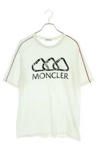 モンクレール MONCLER MAGLIA T-SHIRT サイズ:L ラバーロゴTシャツ 中古 OM10