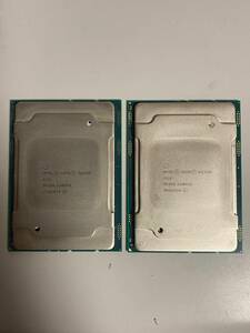 送料無料 動作確認済み 2枚セット intel XEON SILVER 4112 Intel CPU 2.6GHz/ターボ最大3.0Ghz 4コア8スレッド ソケット FCLGA3647 