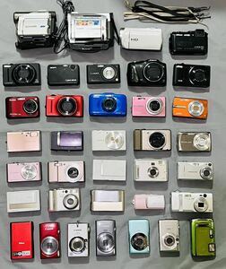 ●1円~Canon/CASIO EXILIM/SONY/オリンパス/Nikon/RICOH等その他コンパクトデジタルカメラ/ビデオカメラ 大量まとめ売り●