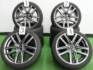 4本 レクサス IS Fスポーツ 30系 純正 18インチ 8J +45 8.5J +50 5H 114.3 ラジアル ダンロップ SP SPORT MAXX 225/40R18 255/35R18 平面座