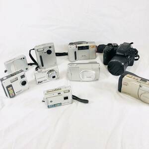 【1円スタート】デジタルカメラ 9個 まとめ売り 動作未確認 Panasonic Nikon Fujifilm Sony Canon Olympus Ricoh デジカメ コンデジ