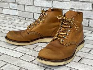 ＵＳＥＤ　レッドウィング　RED WING　プレーントゥ　ブーツ　9107　サイズ８ 1/2D　26.5cm　USA製　12/11