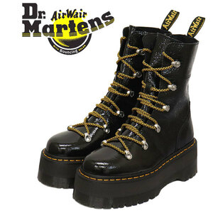 Dr.Martens (ドクターマーチン) WMS 27788001 GHILANA MAX パテントレザー レディース ブーツ BLACK UK5-約24.0cm