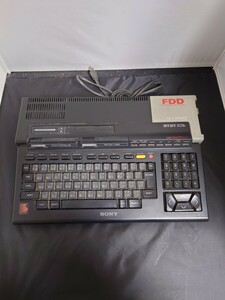 24050619 パーソナルコンピュータ PERSONAL COMPUTER ソニー SONY HB-F1XDmk2 MSX FDD HIT BIT 昭和レトロ 家電 ジャンク品