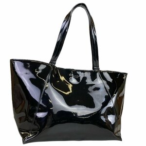 【1円～】ジバンシー GIVENCHY バッグ ハンドバッグ トートバッグ エナメル ブラック ゴールド金具 中古