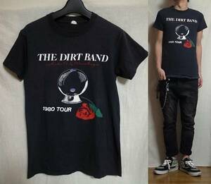 80s ニッティ グリッティ ダートバンド ヴィンテージ Tシャツ 黒 made in usa vintage tee The Nitty Gritty Dirt Band TEE