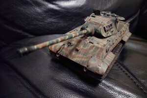 1/35　ドラゴン　キングタイガーポルシェ砲塔 完成品