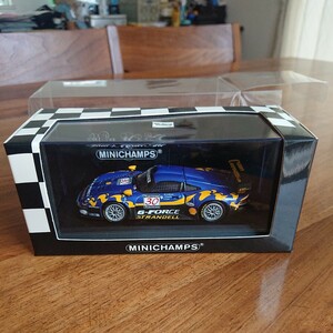 ミニチャンプス MINICHAMPS 1/43 430 976630 PORSCHE 911 GT1 FIA GT Series 1997 Blue Corai ポルシェ クリアケース付き