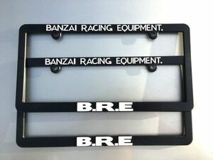 ２枚セット BRE USサイズ Banzai Racing Equipment 検 旧車 車高調 シャコタン バンザイスポーツJDM USDM 街道レーサー スカG 510 Z乗り