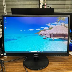 junk-36 Philips 223v5L 22インチ液晶モニター　フルHD HDMIで検品 画面キズ小 電源ケーブル付き