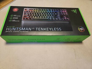 【美品】RAZER HUNTSMAN V2 TENKEYLESS 赤軸 日本語配列 ゲーミングキーボード OPTICAL GAMING KEYBOARD