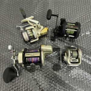 JA021719(052)-611/IS3000【名古屋】Daiwa EMBLEM-Z 3000LBA ダイワ / SHIMANO 海魂 EV3000T / CHINUMATIC 1000 / TITANOS 船 GT2000 