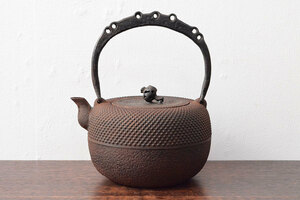 R-052580　大正～昭和初期　南部岩鋳鉄瓶(茶道具)(R-052580)