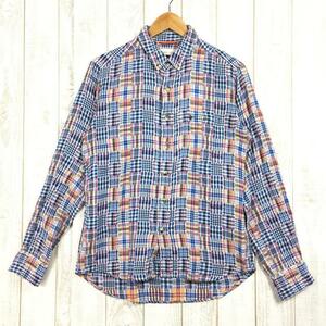 MENs M フォックスファイヤー ロングスリーブ パッチワーク クイックドライ シャツ Long Sleeve Patchwork QuickDr