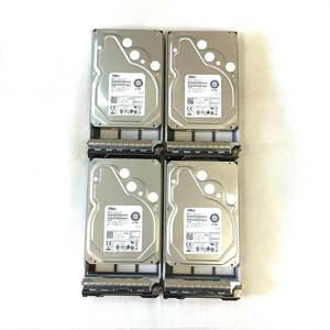 S6041765 DELL 4TB SAS 7.2K 3.5インチ HDD 4点【中古動作品】