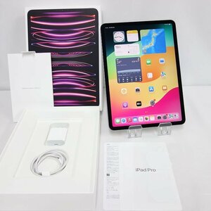 美品 *Apple保証24年12月* iPad Pro 11インチ 第4世代 128GB WiFi バッテリー性能99.5% 充電79回 インボイス可 【本0516-730-0519本】清T