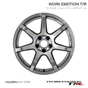 WORK EMOTION T7R スズキ アルト ワークス DBA-HA36S 1ピース ホイール 1本【16×5.5J 4-100 INSET45 グリミットシルバー】