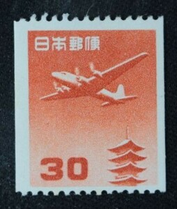 ☆コレクターの出品 航空切手『コイル航空』３０円 J-63
