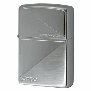 絶版/ヴィンテージ Zippo ジッポー 中古 2023年製造プラチナメッキ サテーナ＆ポリッシュ仕上げ MSC-PT2 [S]ほぼ新品同様