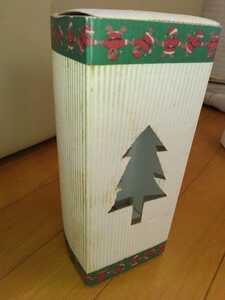 クリスマスツリーボックスお菓子ケース 白 インテリアくまサンタクロースホワイト装飾ディスプレイイルミネーションケーキ箱ハート小物入れ