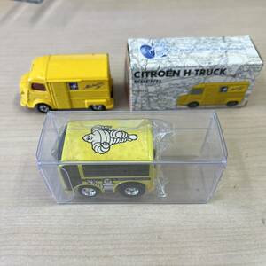 【TS0421 66】トミカ CITROEN H TRUCK 1/71 HG MICHELIN ミシュラン チョロQ ミニカー 2個セット