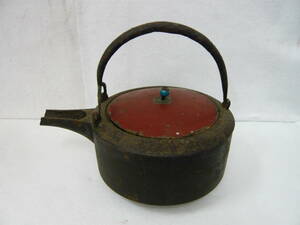 (M40498)鉄瓶丸型 南部鉄器 急須 茶道具 煎茶道具 お屠蘇 おとそ 時代物