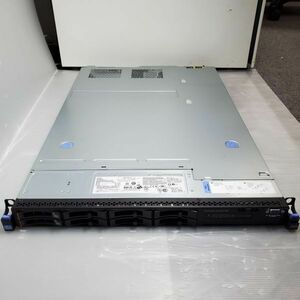 @T0275 【新品開封済み品】IBM 秋葉原万世鯖本舗 1U x3530 M4 Xeon E5-2407 1基/メモリ4G/SAS HDD 146GB RAID1/DVD-RW/460W電源x1