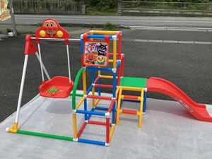 アンパンマン　ジャングルジム　ブランコ　滑り台　室内遊具　あんぱんまん　うちの子天才 