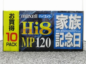期間限定セール 【未使用】 マクセル maxell 【未使用・未開封】 Hi8 MP120 10本パック P6-120KHMP 10P