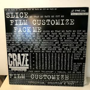 【LD】 CRAZE FILM CUSTOMIZE (盤面 /ジャケット :VG+/VG+)