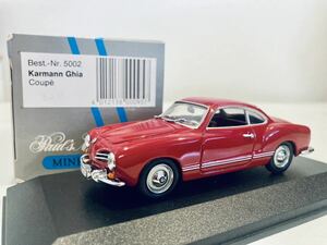 【送料無料】1/43 Minichamps VW フォルクスワーゲン カルマンギア クーペ Red