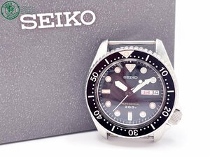 2404605187　＃ SEIKO セイコー 7C43-6010 プロフェッショナル ダイバー200m クォーツ QZ 腕時計 黒文字盤 ブラック フェイスのみ