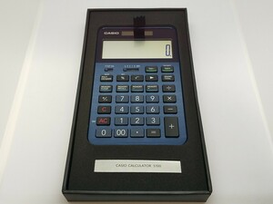 CASIO プレミアム電卓 S100-BU ブルー フラッグシップモデル 山形カシオ 箱ダメージあり 極上品